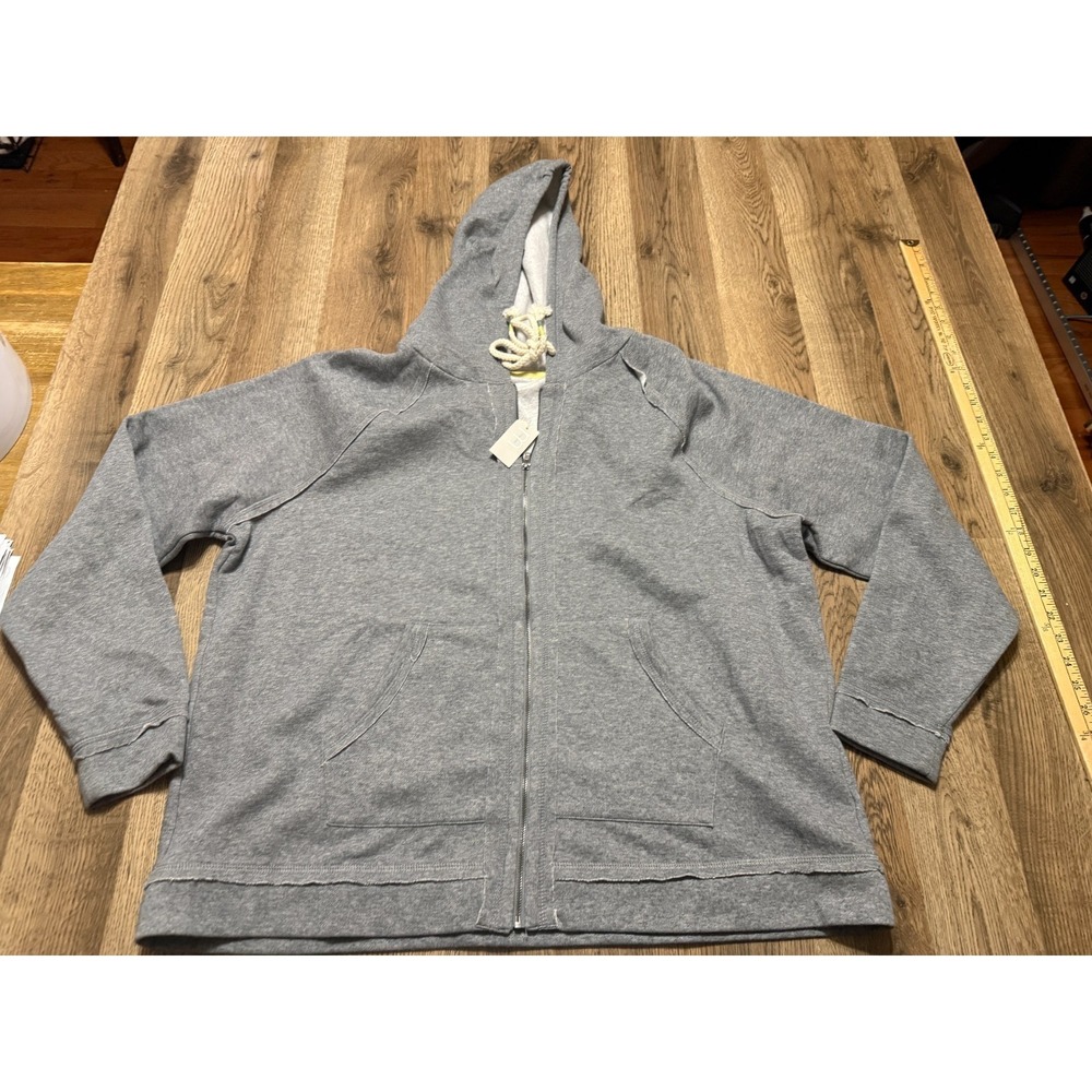 Maurices Hoodie, Women's Plus XXL, Gray, Full Zip, Drawstring, Pocket NWT